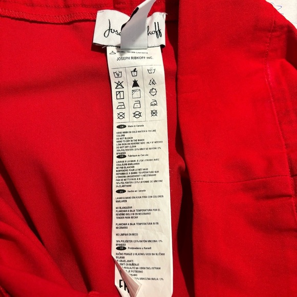 JOSEPH RIBKOFF Sz 18 Pull on Trouser Pants Ankle Lengths Stretch Minimalist - Picture 8 of 8